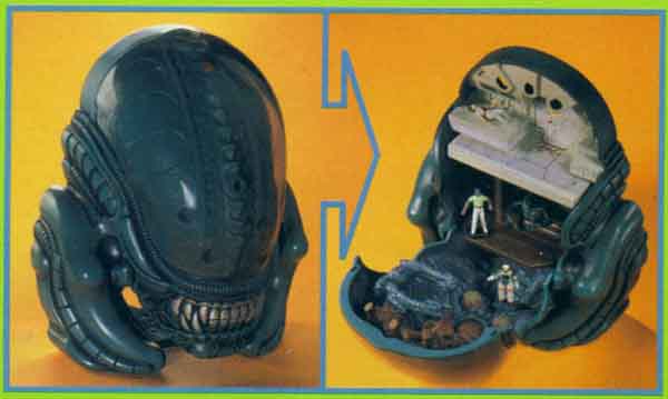 Opening Alien head